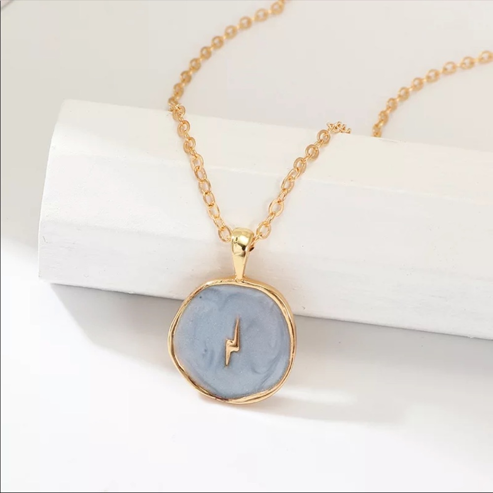 3/$30 RESTOCKED! Star Moon Lightening Round Pendant Necklace Boho Cute - Picture 7 of 10